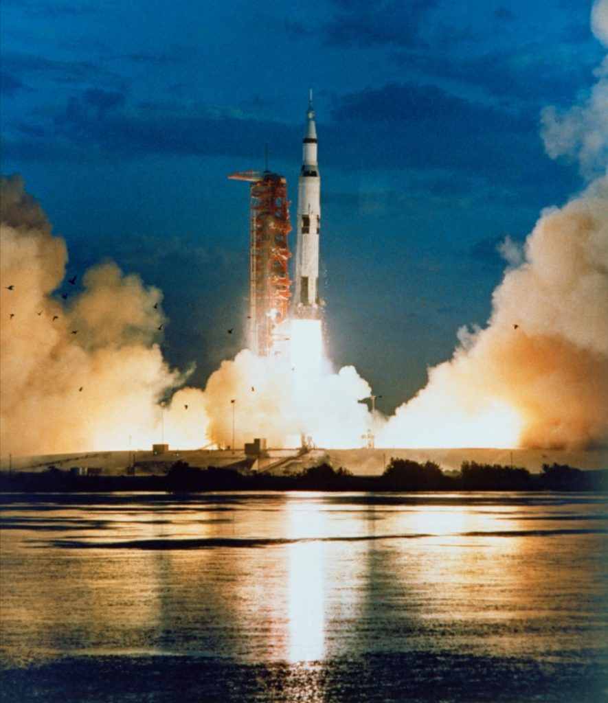 Space shuttle in partenza