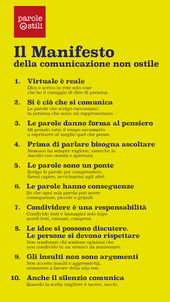 I barbari digitali, la competenza e “Il manifesto della comunicazione non ostile”