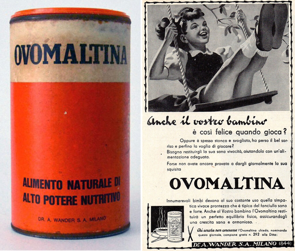 Le mie gambe storte, Ovomaltina e Primo Levi